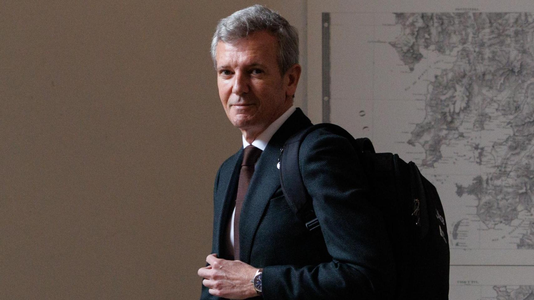 El presidente de la Xunta, Alfonso Rueda, tras el Consello da Xunta.