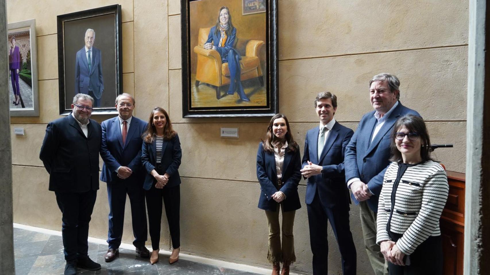 La presentación del cuadro, este lunes.