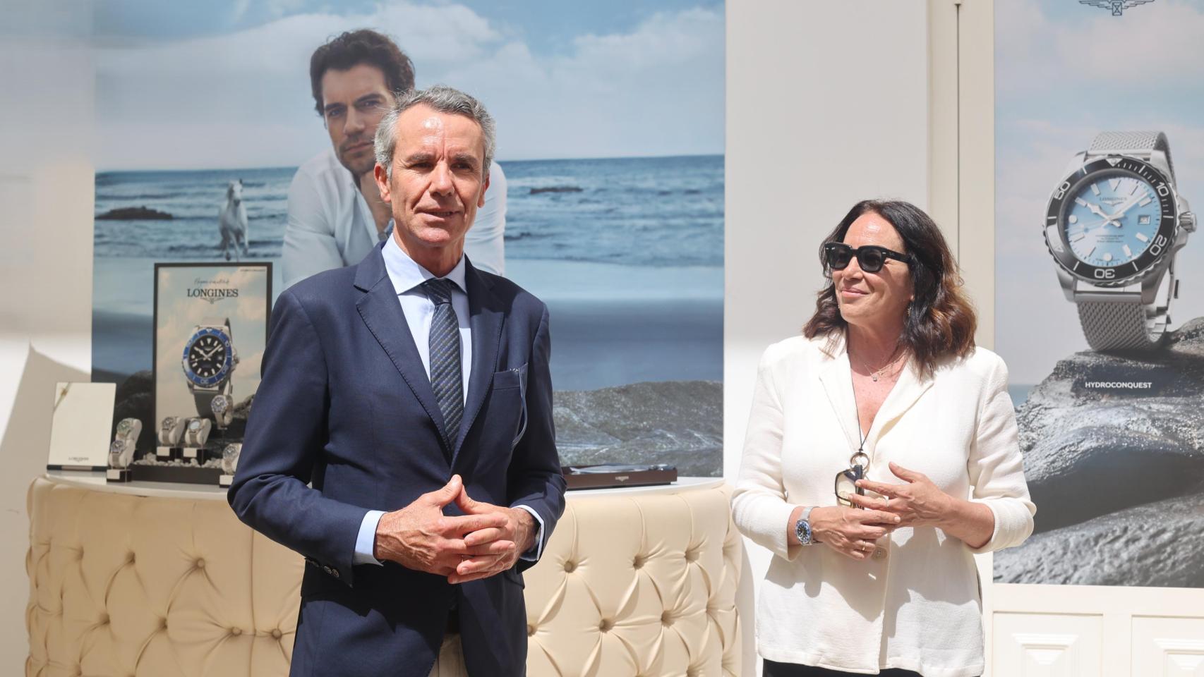 Aurelio Marcos director de Joyería MARCOS y Elena Orozco directora de Longines España