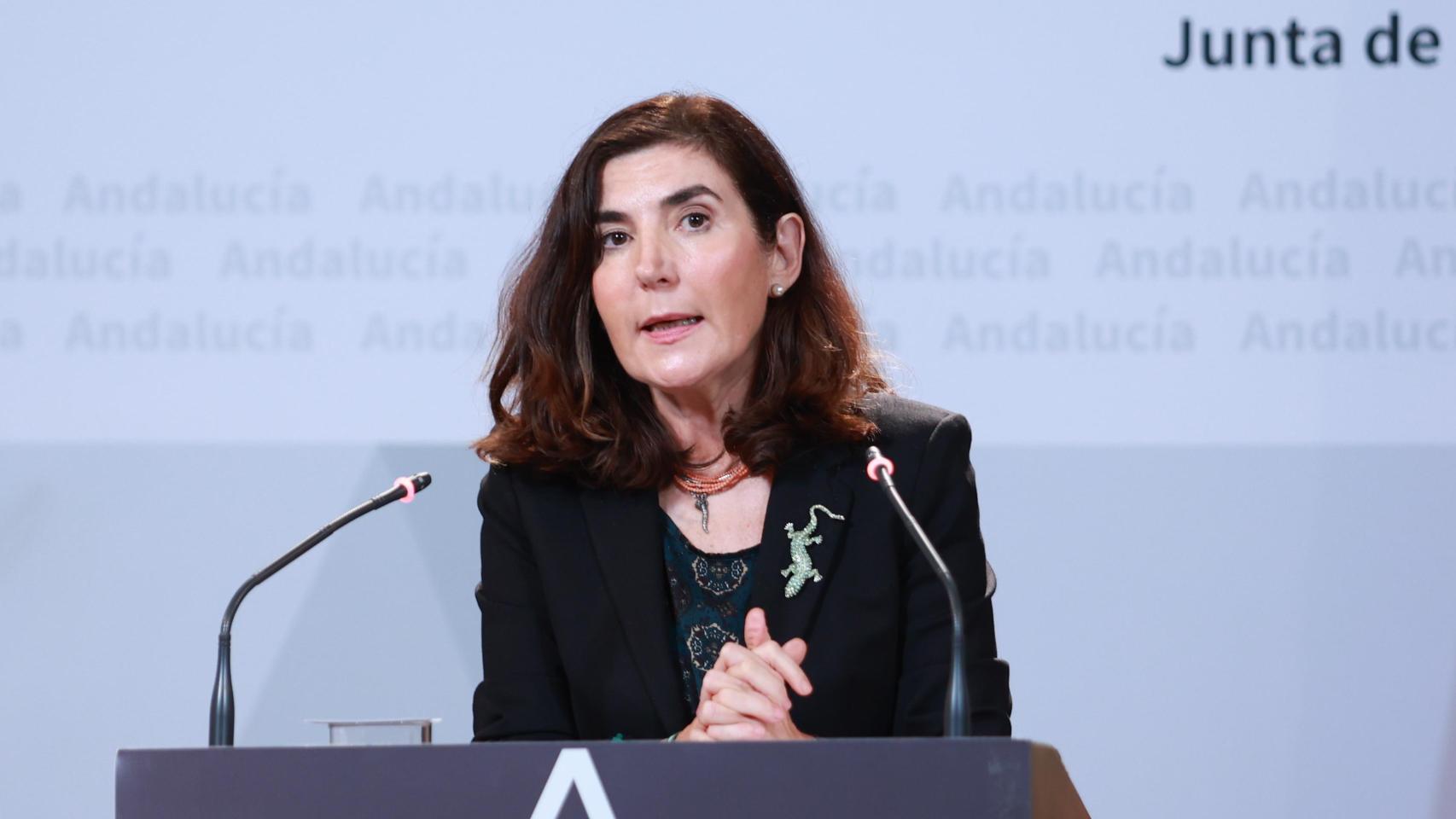 La consejera de Trabajo de la Junta de Andalucía, Rocío Blanco.