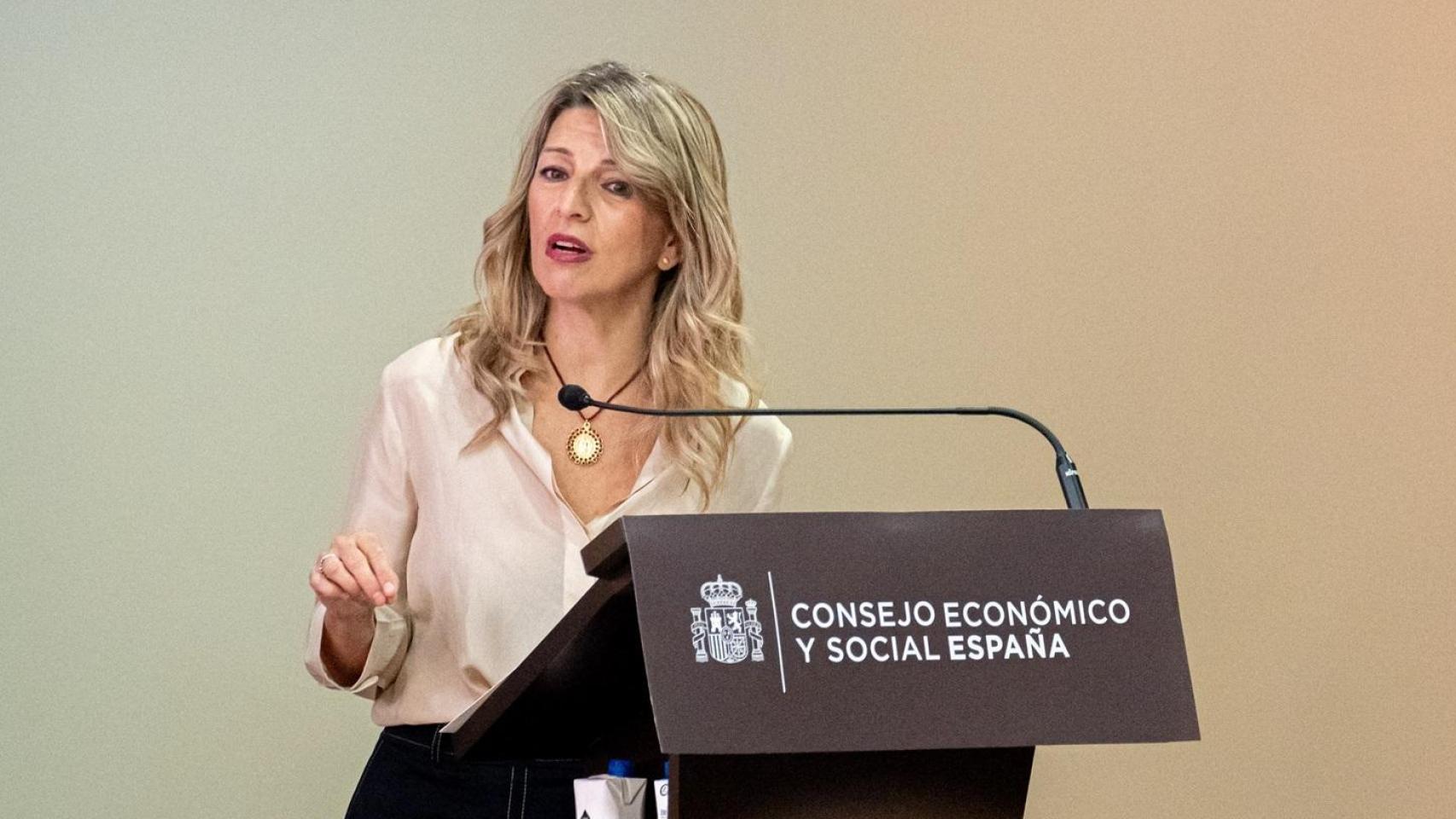 La vicepresidenta segunda del Gobierno y ministra de Trabajo y Economía Social, Yolanda Díaz.