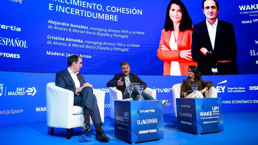 Alejandro González, managing director PEPI y co-head de Alvarez & Marsal Iberia, y Cristina Almeida, managing director TAG  y co-head de Alvarez & Marsal Iberia