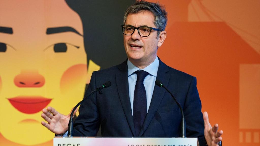 El ministro de Justicia, Félix Bolaños.