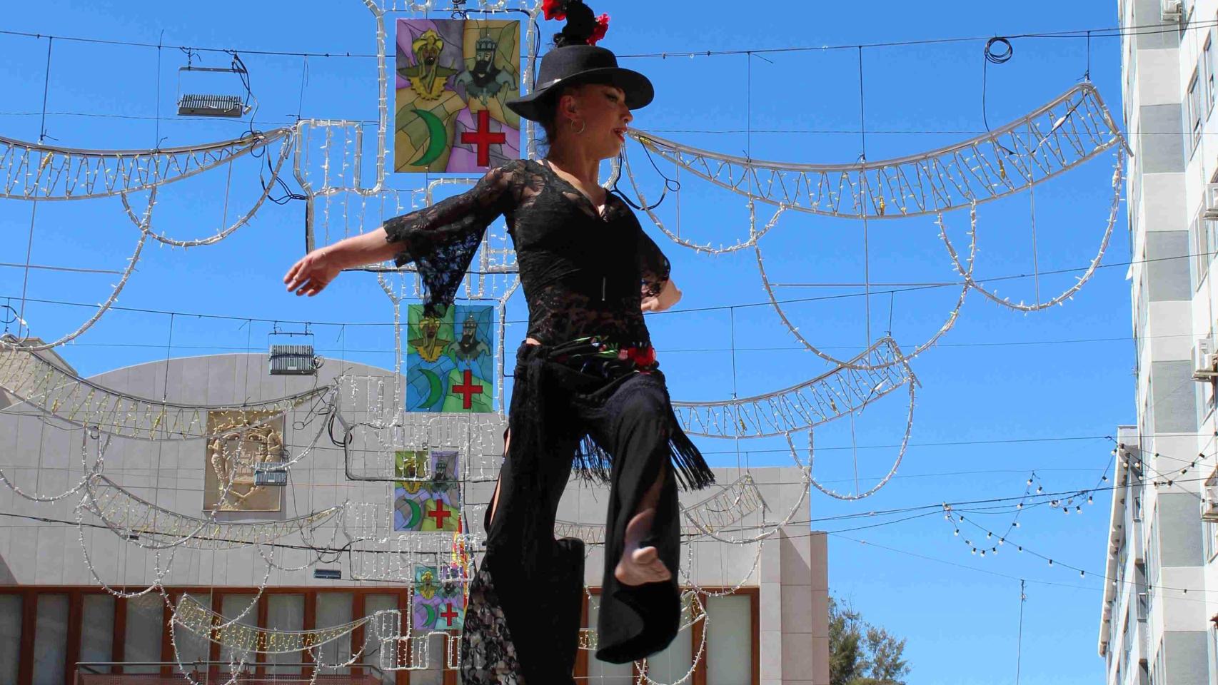 Uno de los espectáculos de calle realizados en la pasada edición del festival.