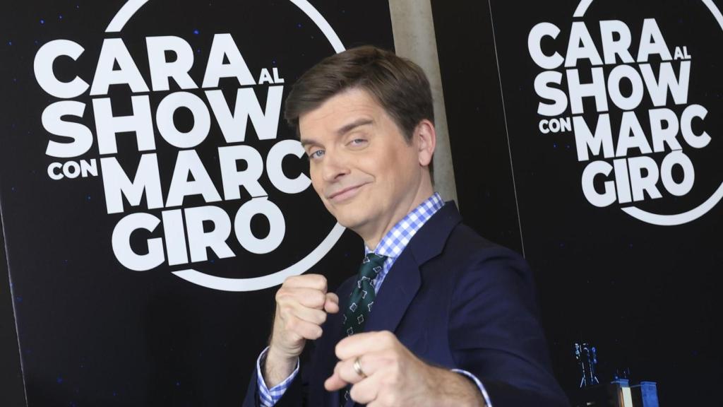 Marc Giró en la presentación de 'Cara al show'.