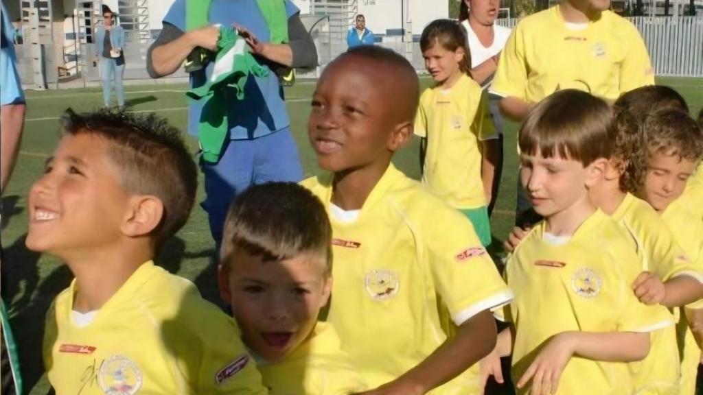 Taifuk Seidu cuando jugaba en el UD Mortadelo.