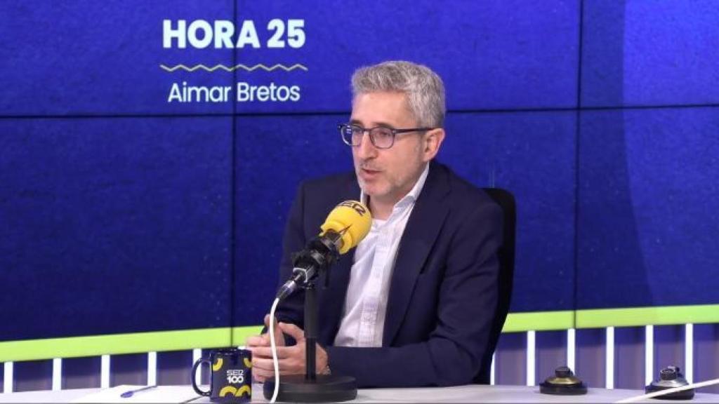 Arcadi España, ministro de Hacienda, en una entrevista este lunes en la Cadena SER.