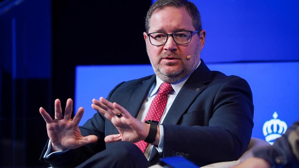 Víctor López-Barrantes, CEO de NTT Data, durante su intervención en la segunda jornada del Wake Up, Spain! Wake Up, Europe! 'Crecimiento, cohesión e incertidumbre'.