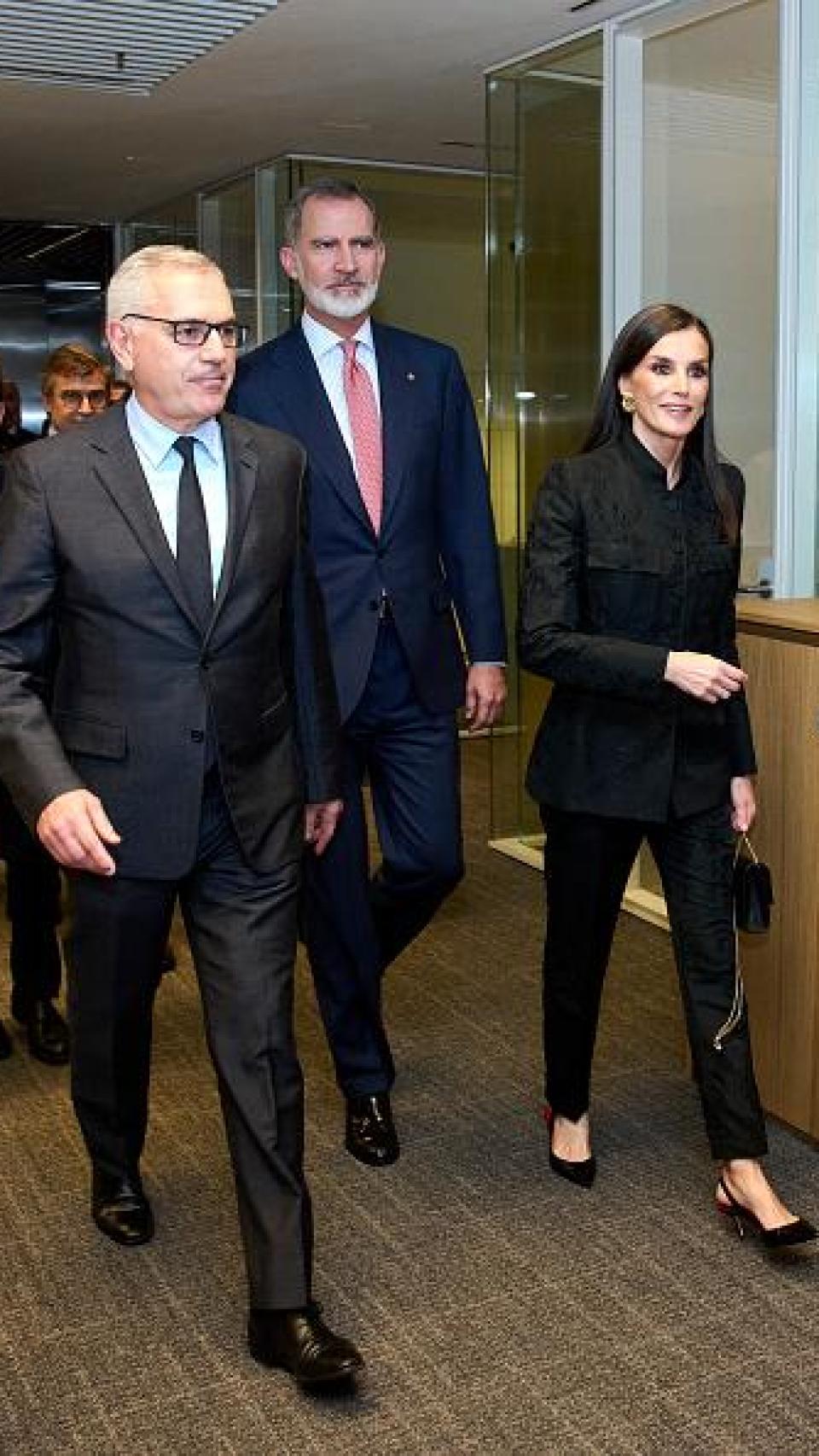 Marc Puig junto a los Reyes, Letizia y Felipe.