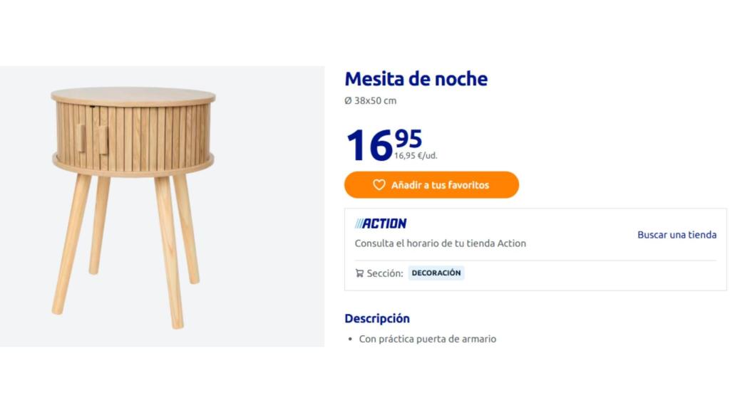 Mesita de madera