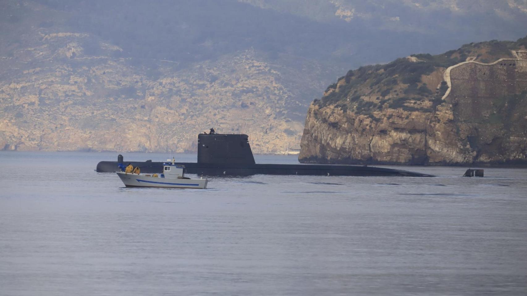 El submarino español ‘Galerna’.
