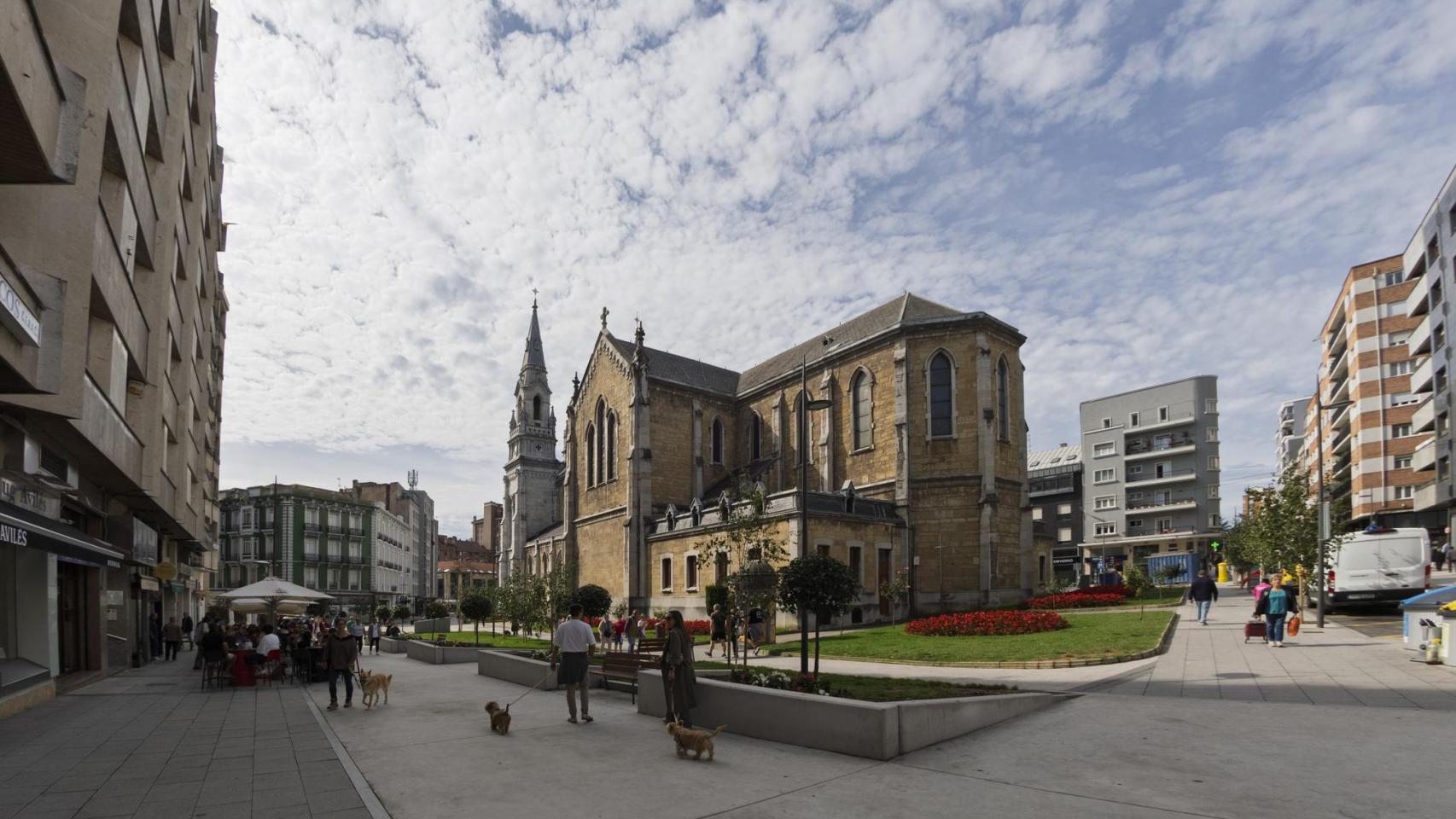 La Plaza de la Merced de Avilés.