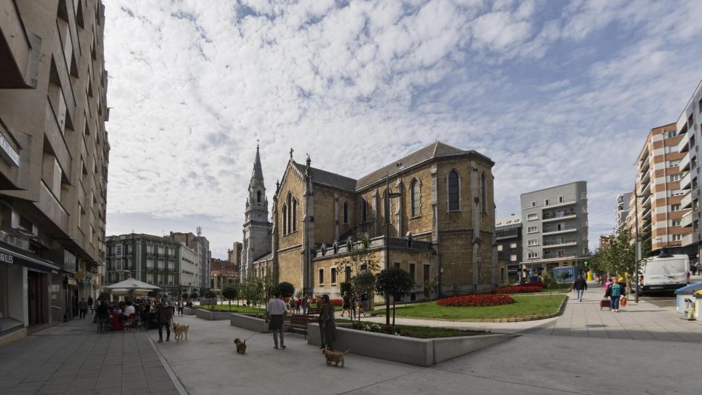 La Plaza de la Merced de Avilés.