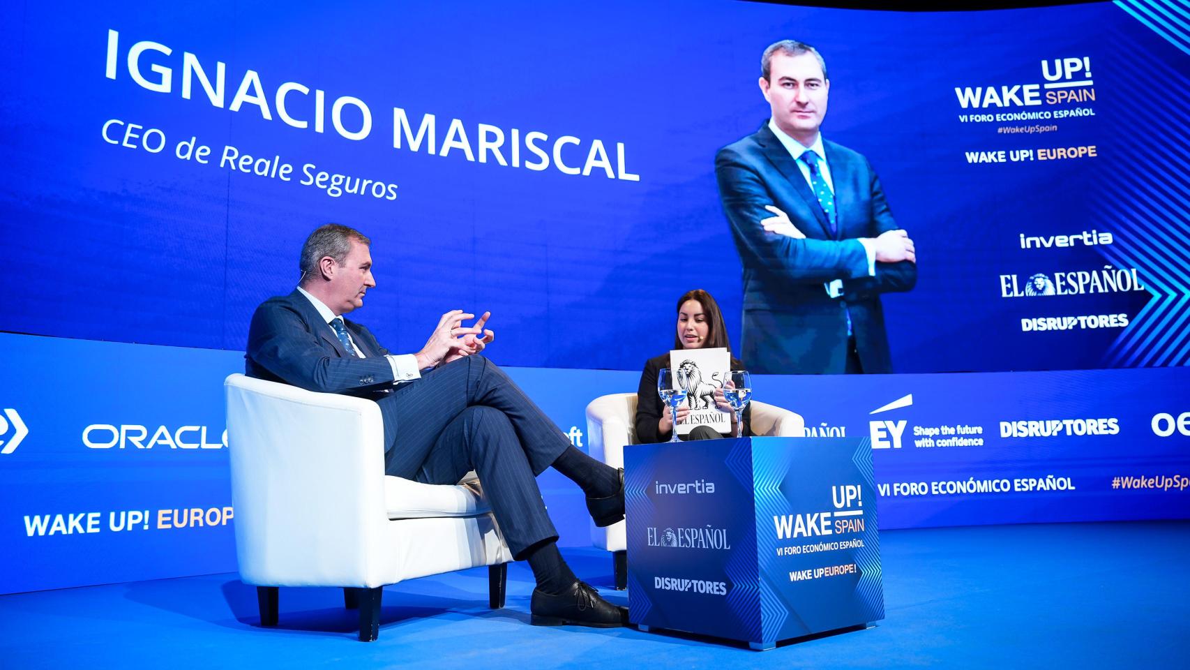 Ignacio Mariscal, CEO de Reale Seguros, en el sexto Wake Up, Spain! de EL ESPAÑOL, Invertia y Disruptores.