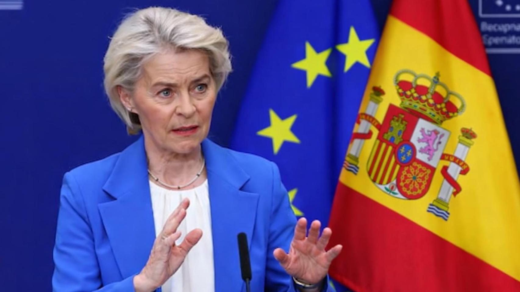 Ursula von der Leyen, Presidenta de la Comisión Europea.