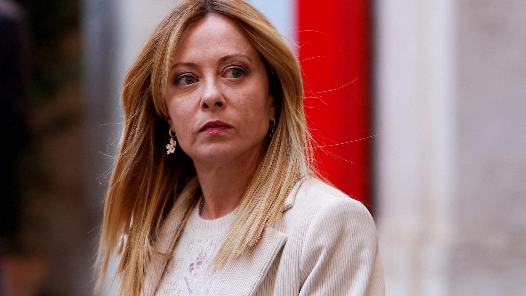 La primera ministra italiana, Giorgia Meloni.
