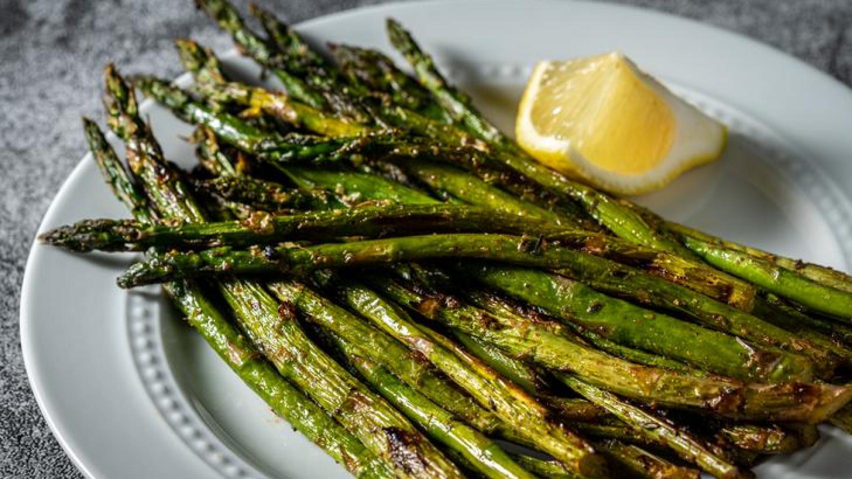 Espárragos a la plancha.