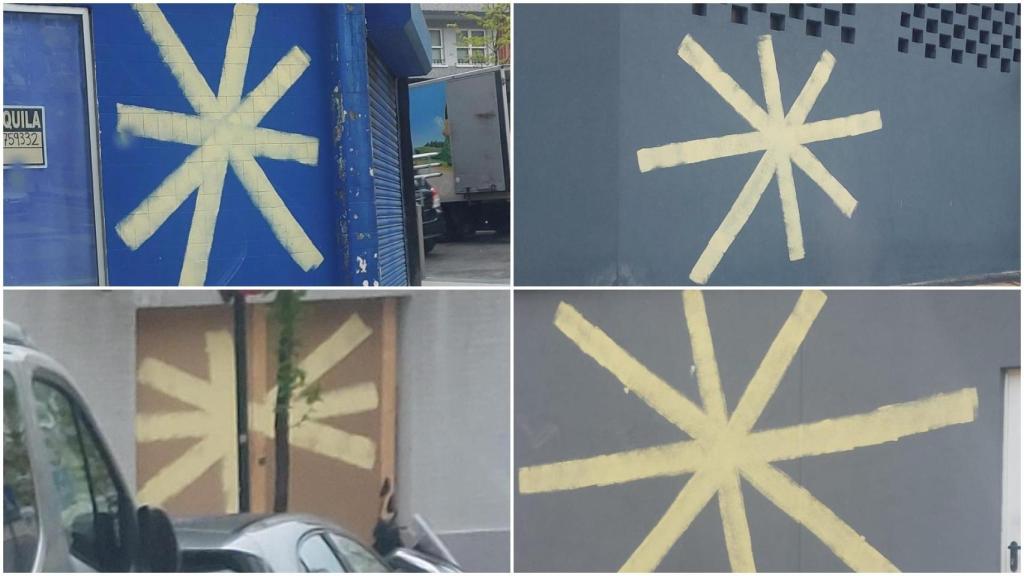 Imagen de las pintadas.