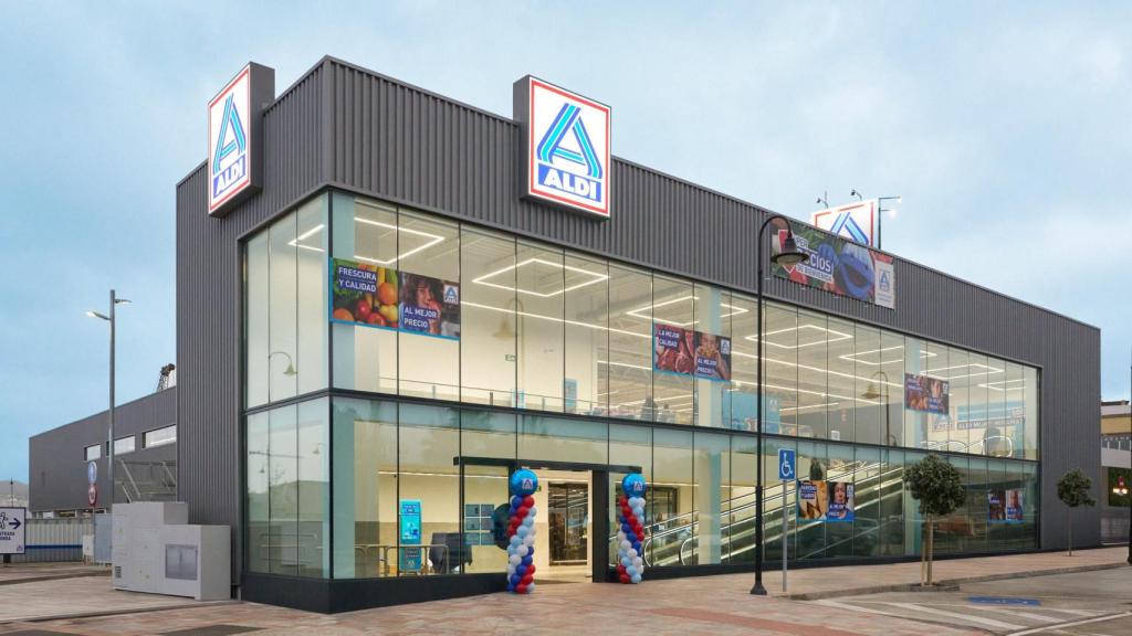 Supermercado de Aldi en Mijas.