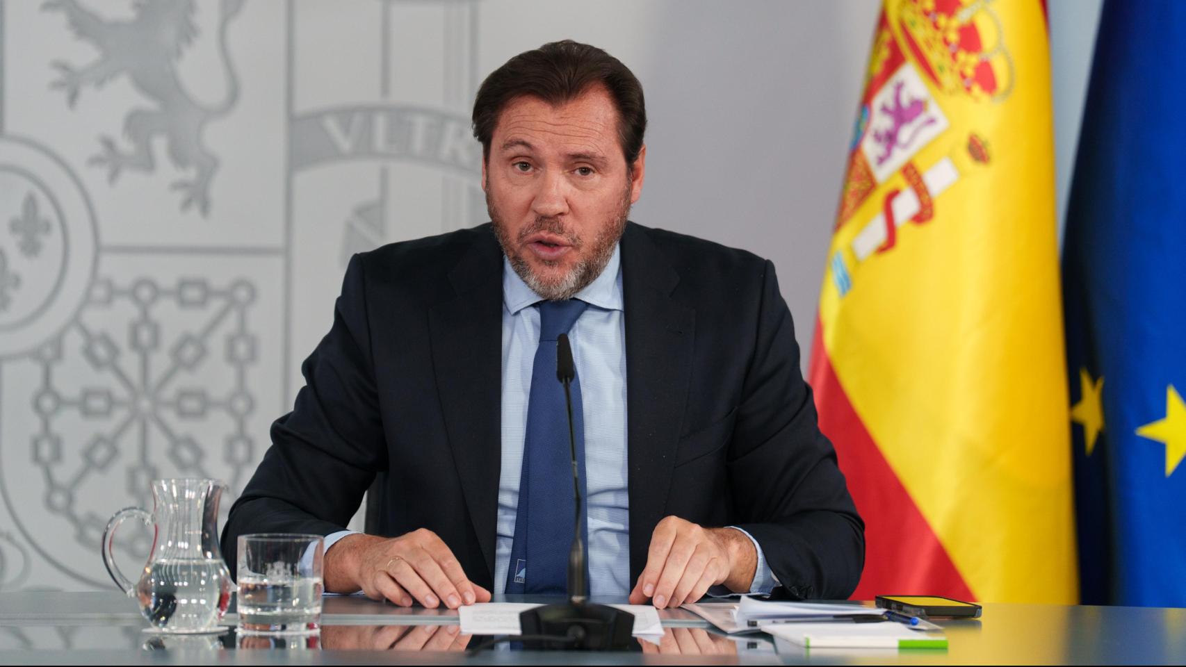 El ministro de Transportes y Movilidad Sostenible, Óscar Puente.