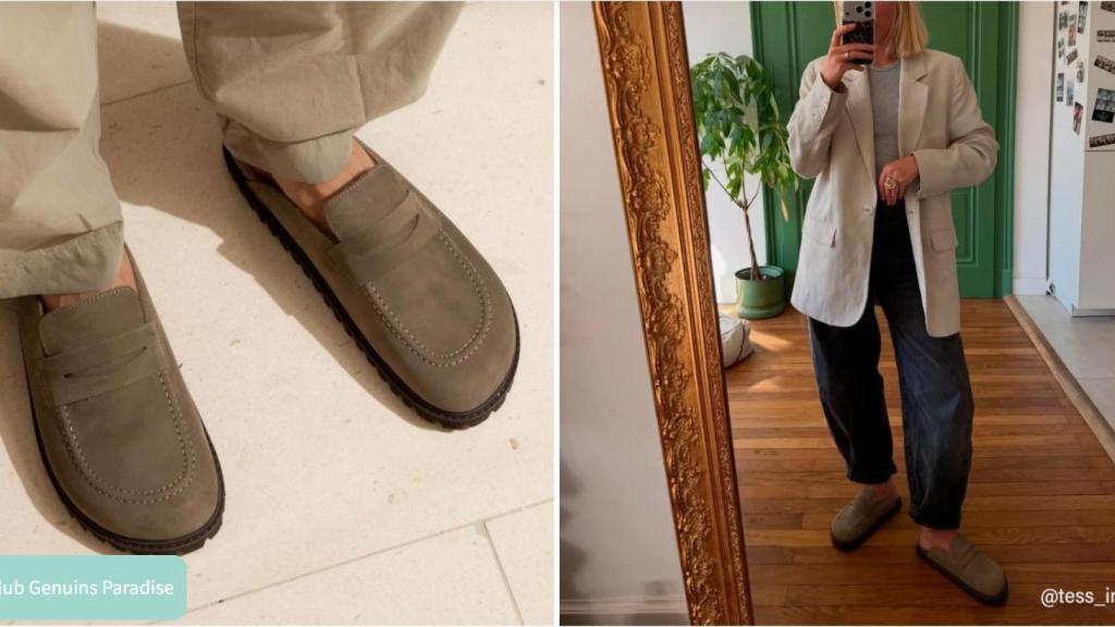 Lois Nubuck kaki unisex.