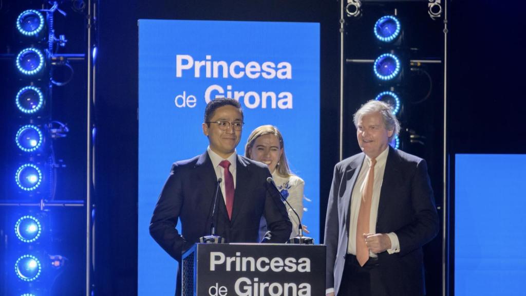 José Eduardo Méndez Delgado tras recibir el premio.