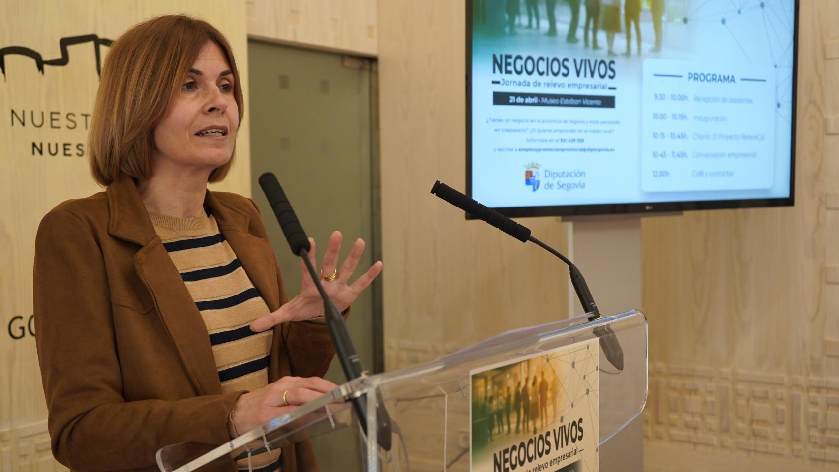 La vicepresidente segunda y diputada de Promoción Provincial y Desarrollo Rural Sostenible, Magdalena Rodríguez.