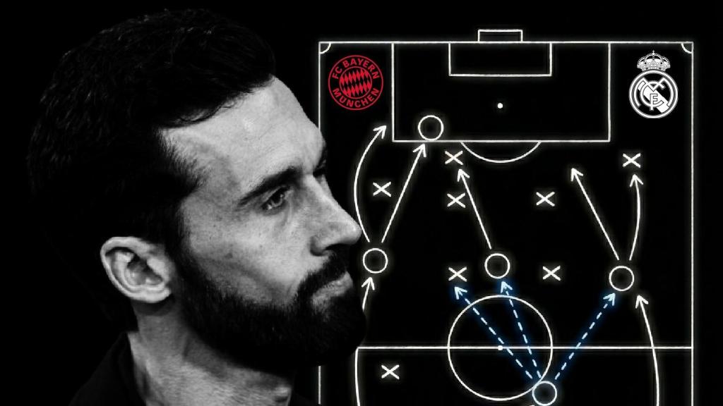 La pizarra de Álvaro Arbeloa contra el Bayern Múnich