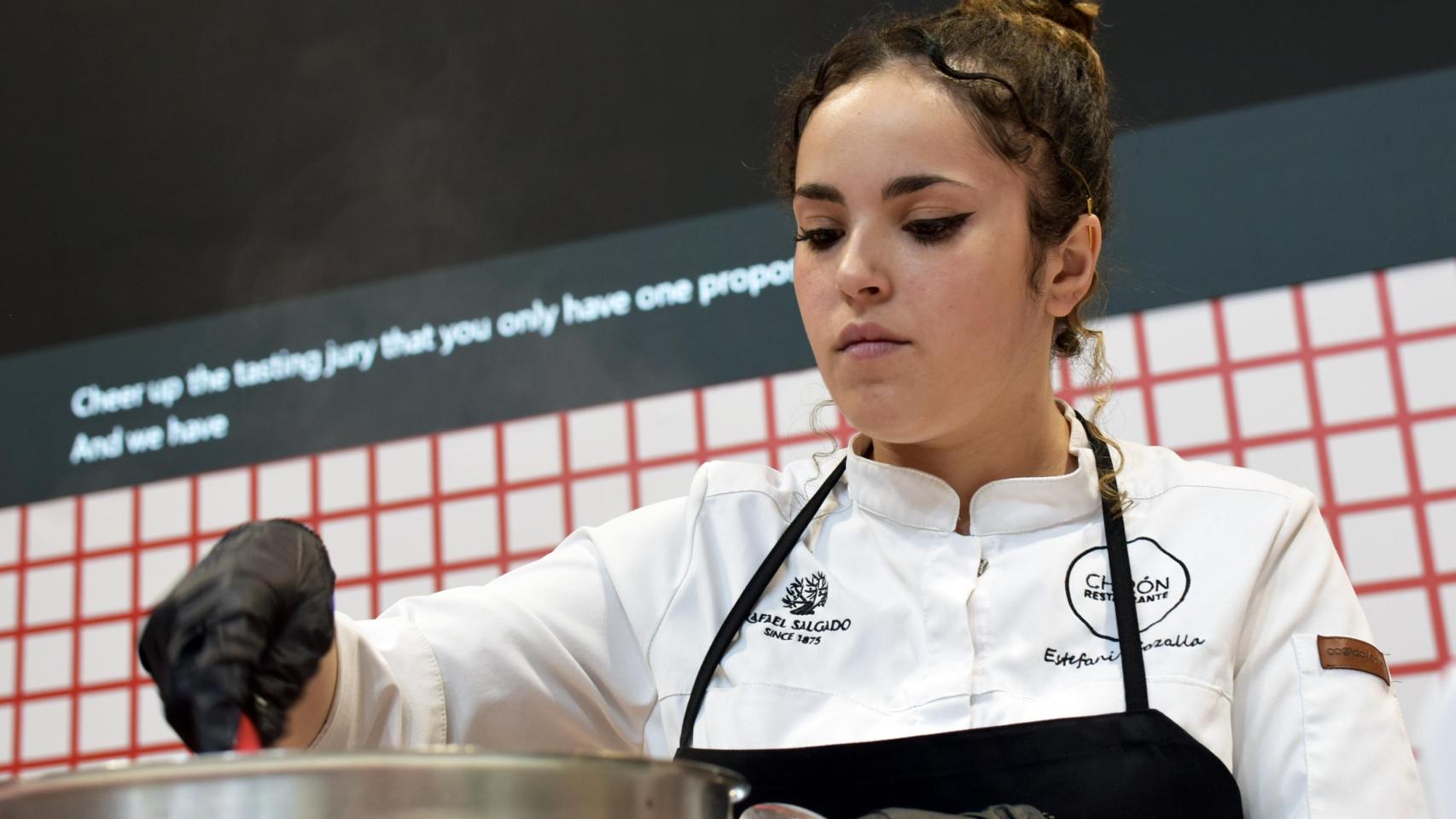 Estefanía Cazalla, la ganadora del concurso y quien ha representado al restaurante Chirón.
