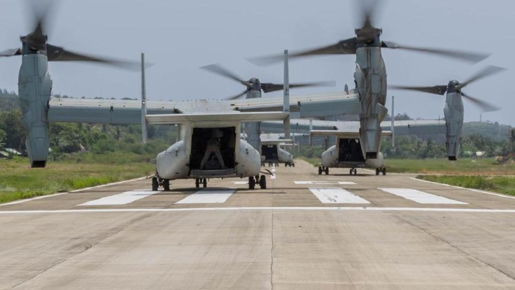 Aeronaves durante el ejercicio conjunto Balikatan del 2023