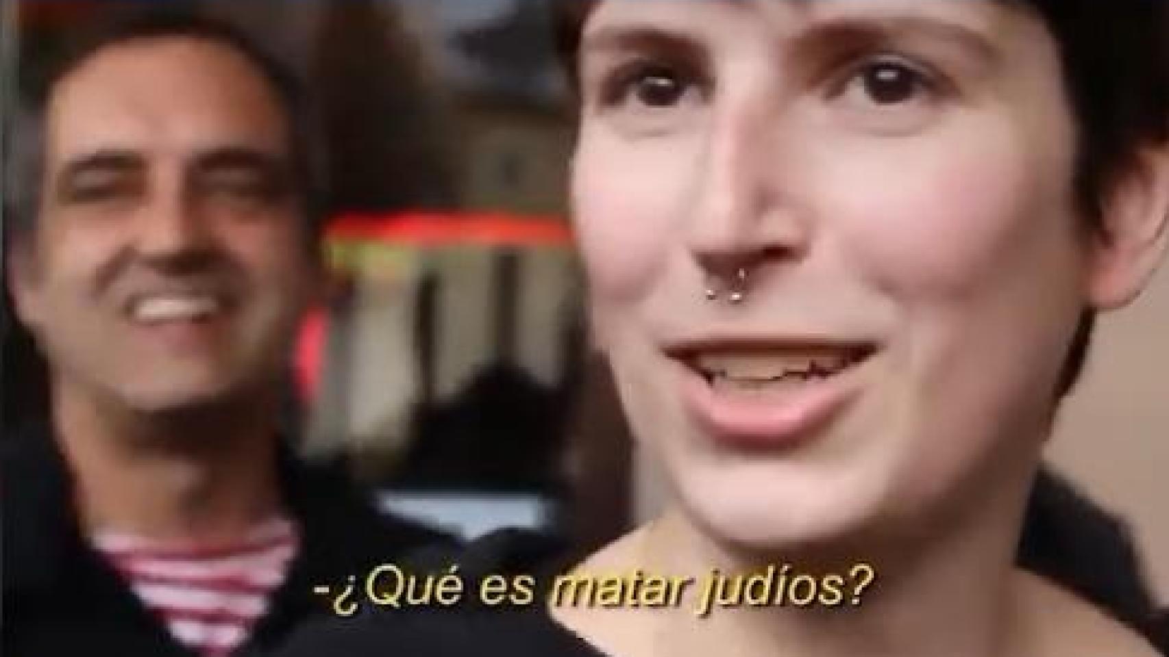 Imagen del video subido por la televisión israelí