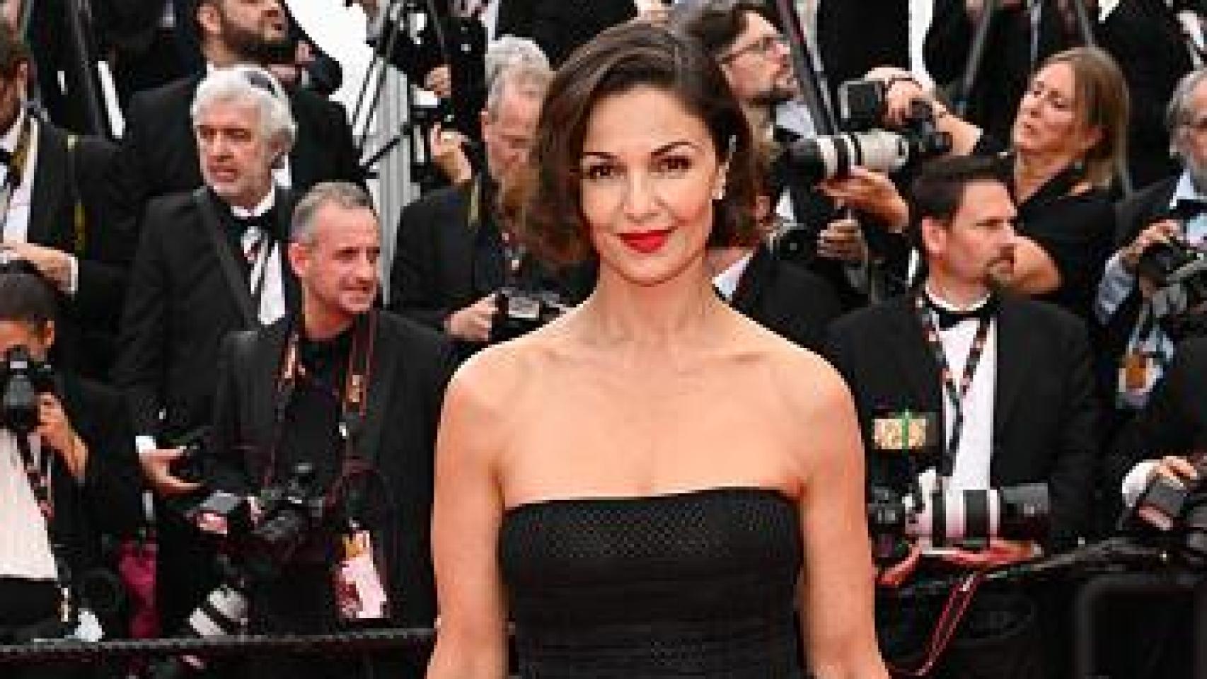 Nadia Farès en Cannes.