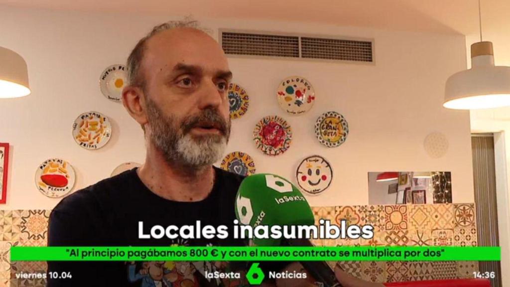Francisco Hidalgo, gerente del restaurante Grangeta del Raval.
