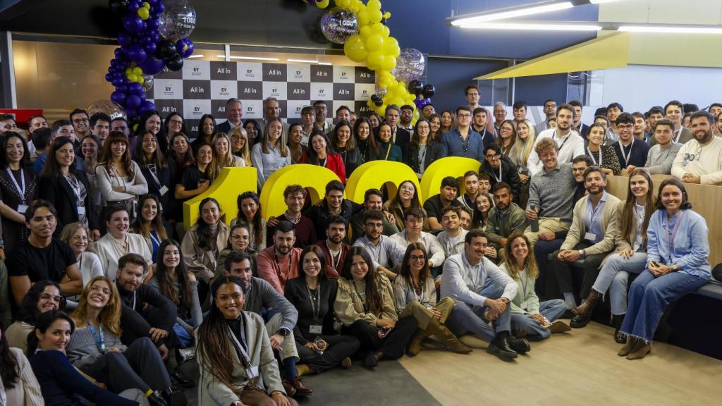 Parte de la plantilla de EY en Málaga.