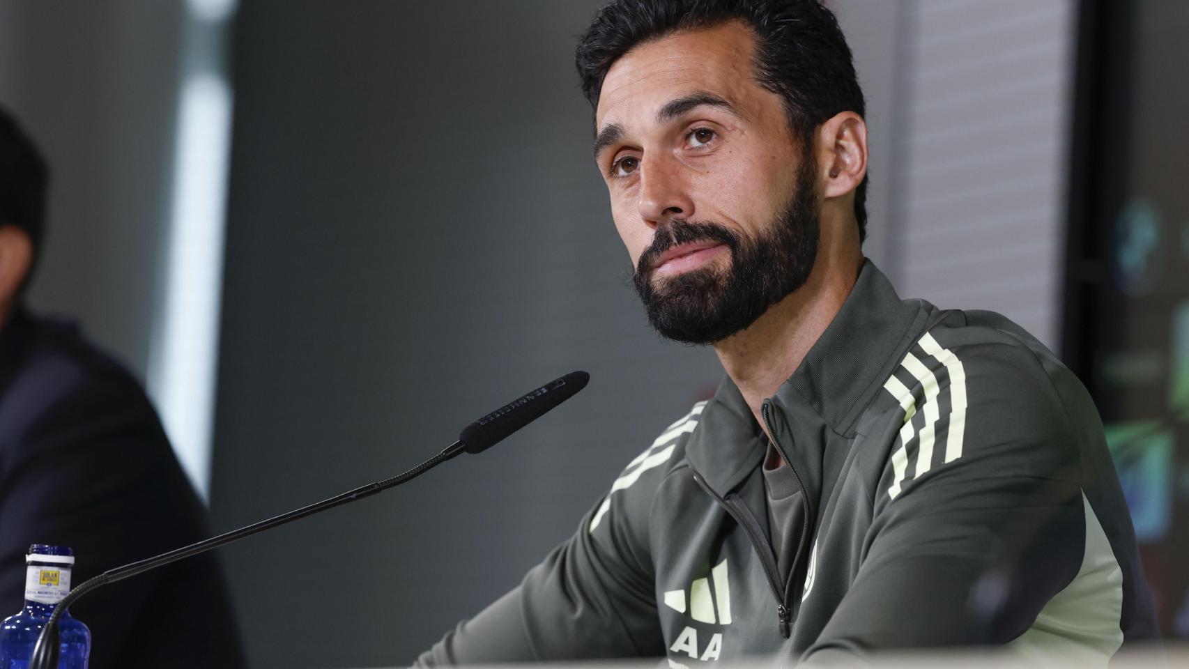 Álvaro Arbeloa, en rueda de prensa.