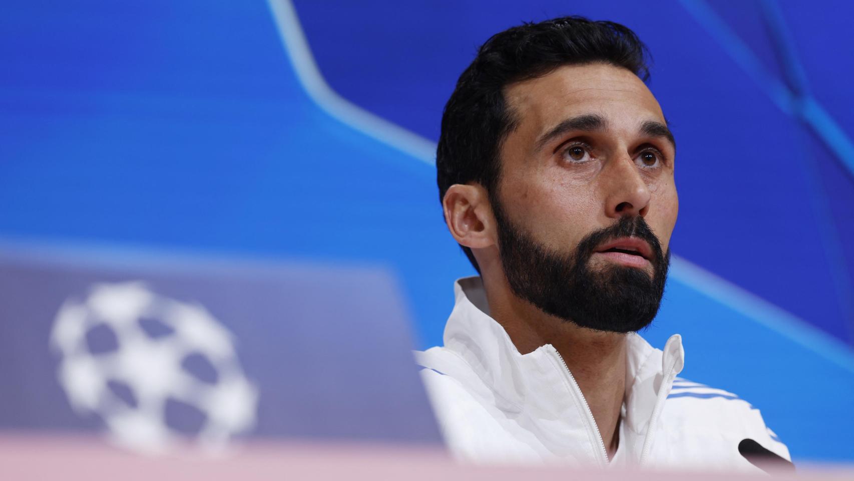 Álvaro Arbeloa, en rueda de prensa.