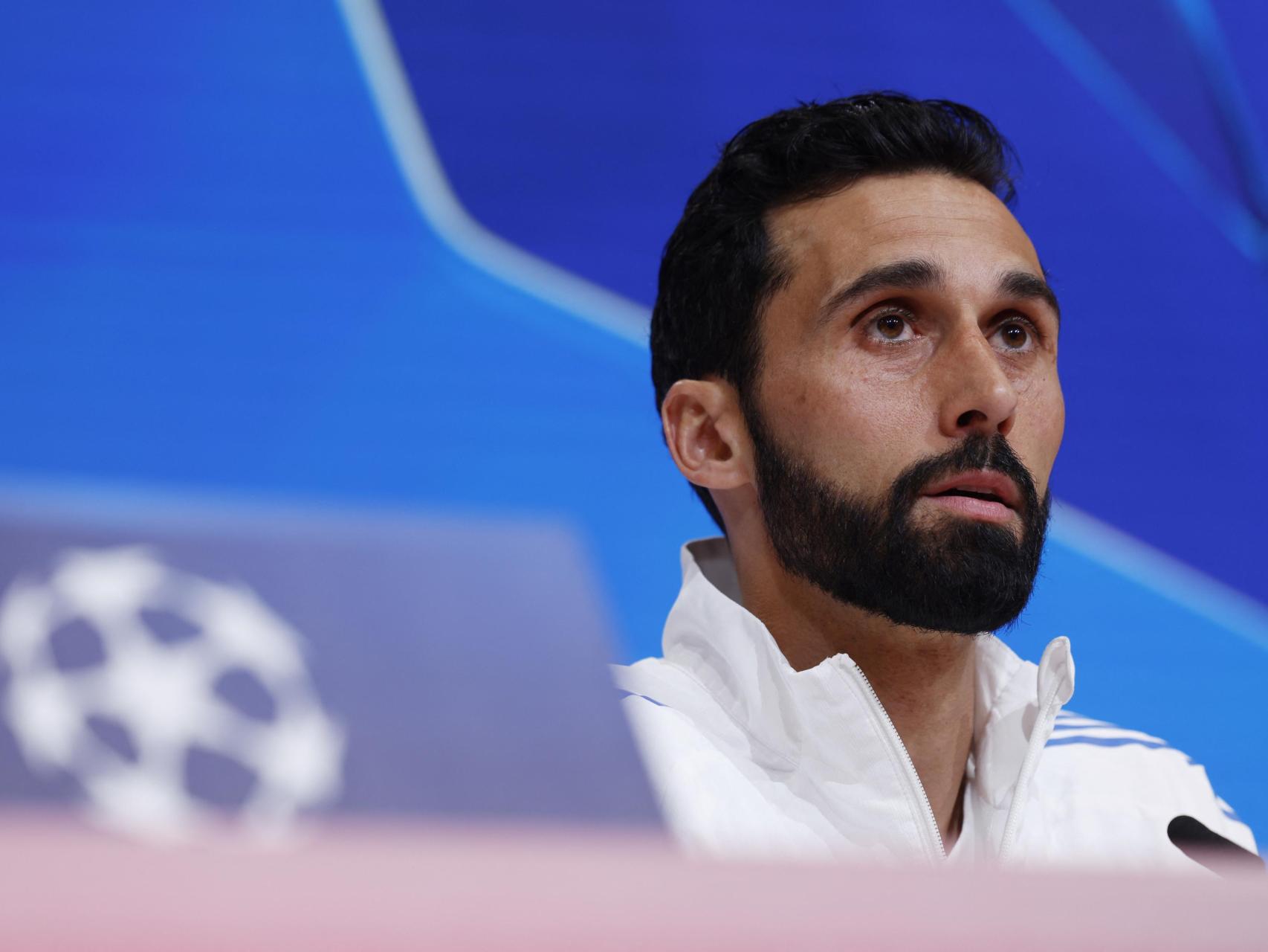 Álvaro Arbeloa, en rueda de prensa.