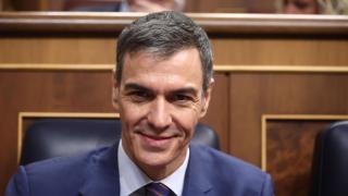 El presidente del Gobierno, Pedro Sánchez, durante una sesión de control al Gobierno.