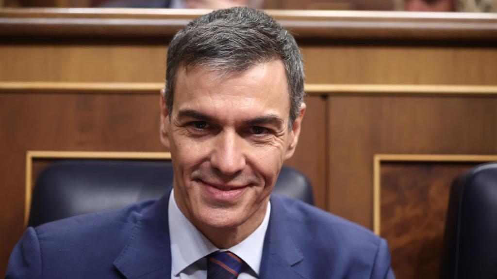El presidente del Gobierno, Pedro Sánchez, durante una sesión de control al Gobierno.
