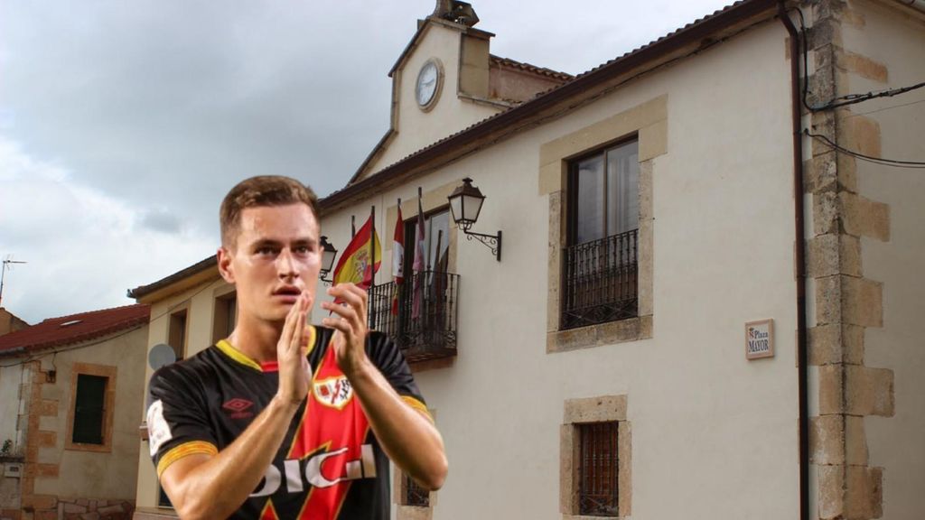 Montaje con el pueblo de Jorge de Frutos.