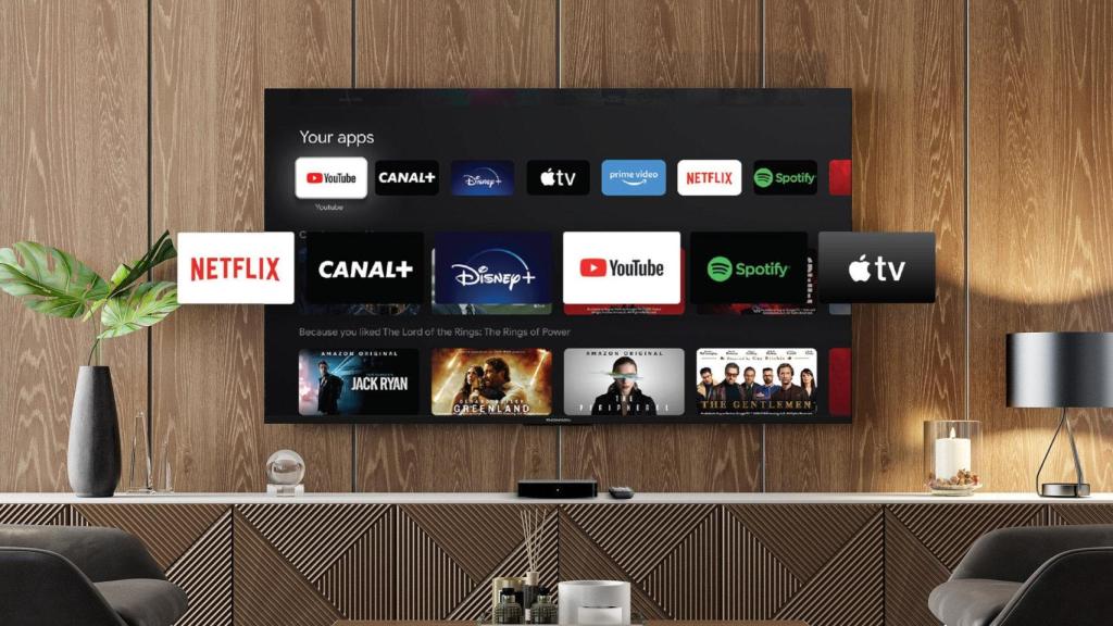 El Thomson Streaming Box 245 tiene Google TV con las apps de Android