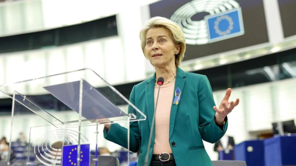 La presidenta de la Comisión Europea, Ursula von der Leyen.