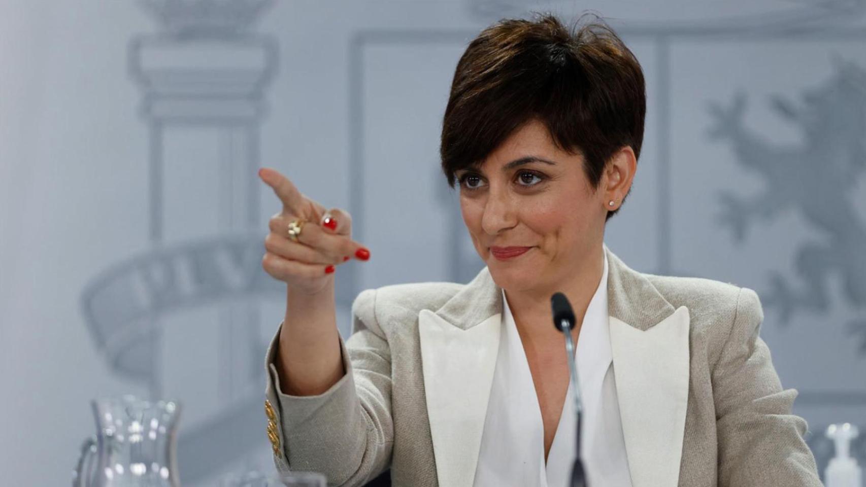 Isabel Rodríguez, ministra de Vivienda y Agenda Urbana en España