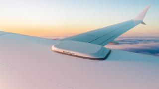 La nueva antena de aviación Amazon Leo.