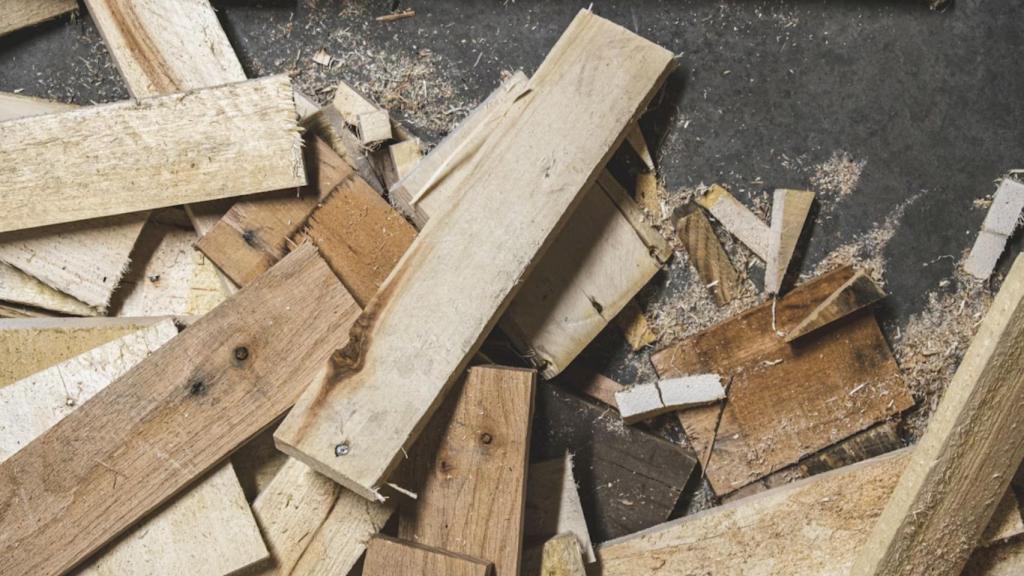 Trozos de madera.