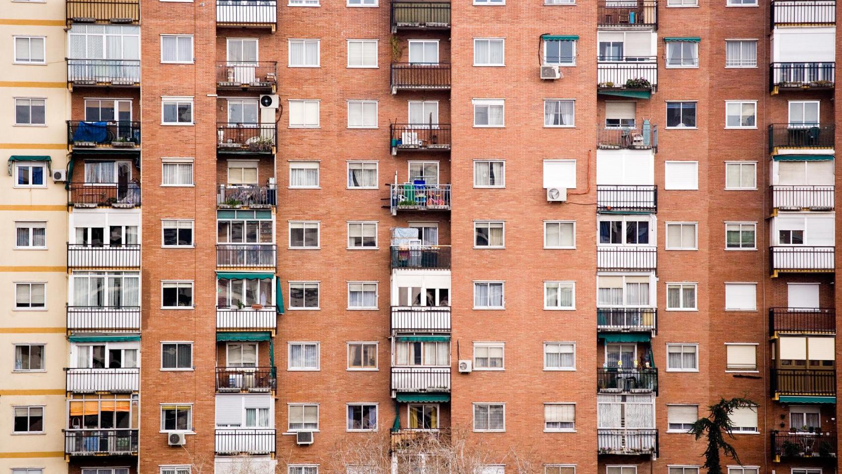 Bloque de apartamentos.