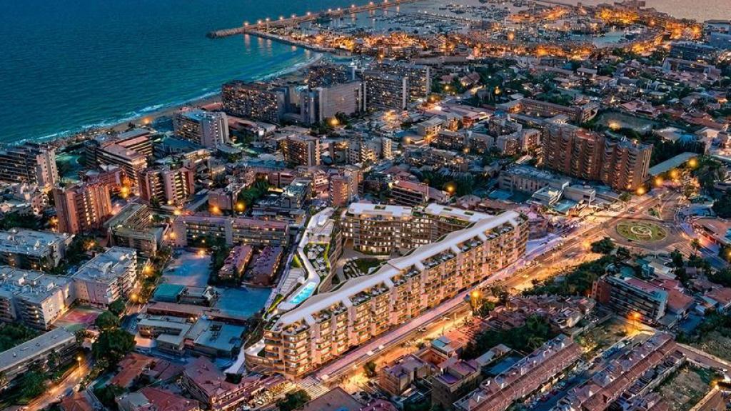 Infografía del proyecto Magna, en Torremolinos.