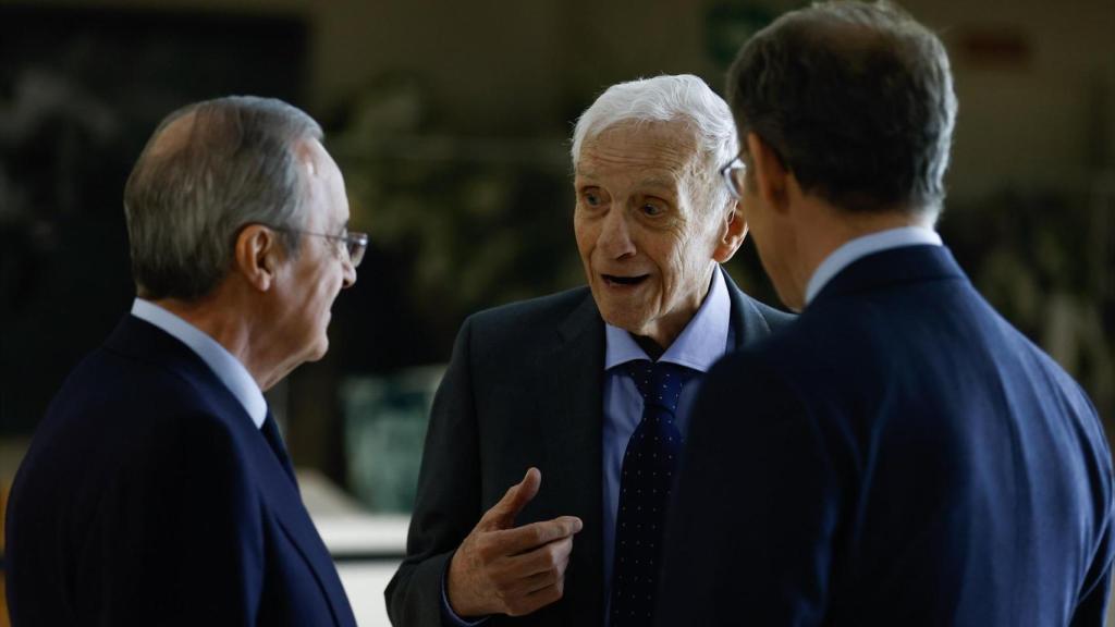 José Emilio Santamaría, con Florentino Pérez
