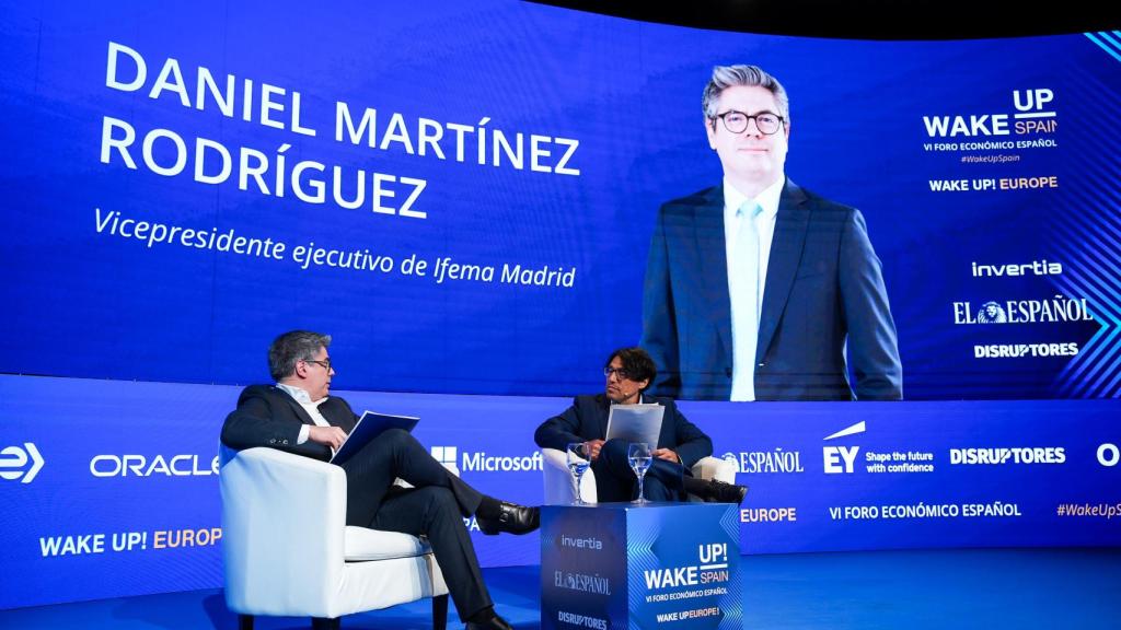 Daniel Martínez Rodríguez y Fernando Cano durante su entrevista en Wake Up, Spain! 2026.