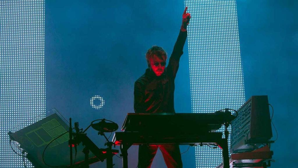 Jean-Michel Jarre en concierto. EFE